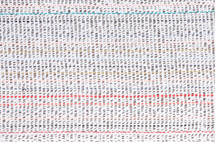 10'x13' Vintage Handwoven Turkish Kilim Rug | Modern Luxury Stripe Kilim
