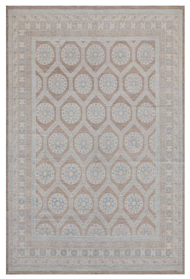 10'x13' Wool Area Rug |Ariana Samarkand | Geometric Rug