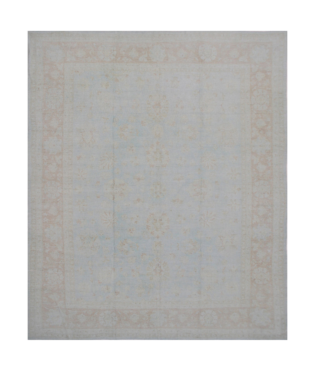 10'x13' Wool Area Rug | Pale Blue | Ariana Agra Rug