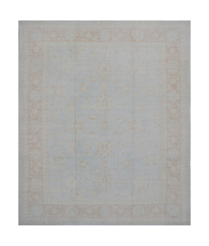 10'x13' Wool Area Rug | Pale Blue | Ariana Agra Rug