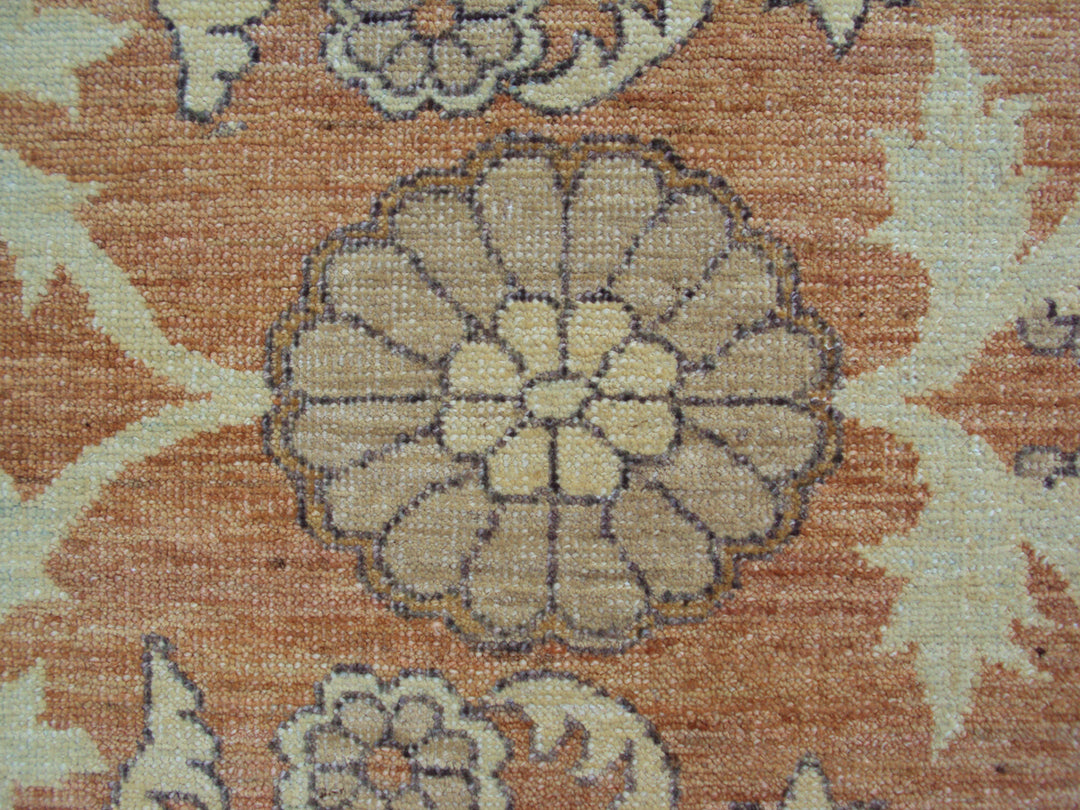 10'x13' Wool Orange Rug | Ariana | Floral Persian Rug