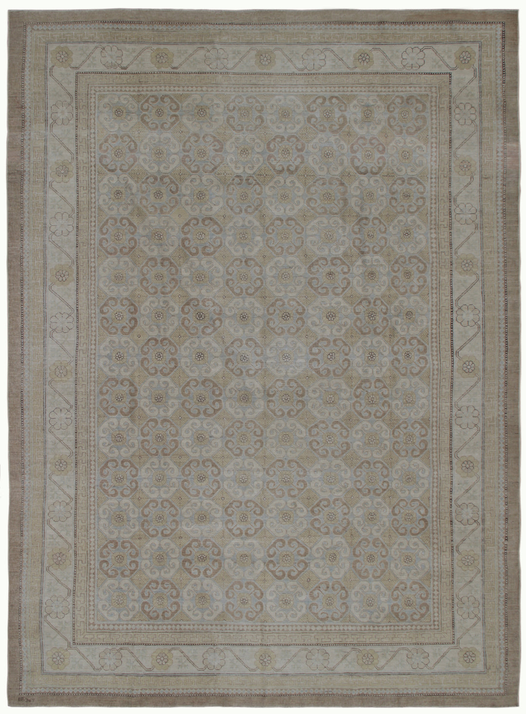 10'x13' Wool Rug | Ariana |Brwon | Samarkand Rug