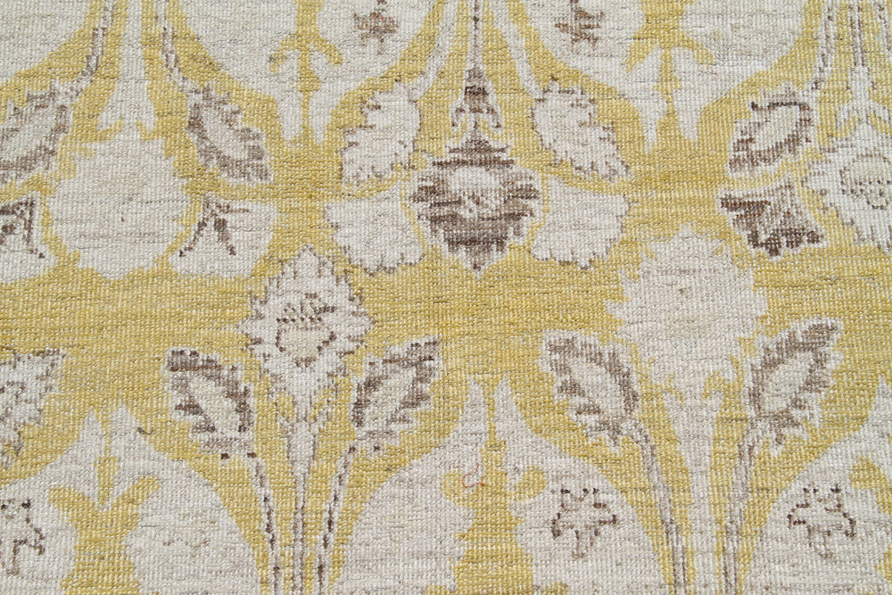 10'x13' Yellow Wool Rug | Ariana | Spanish Rug