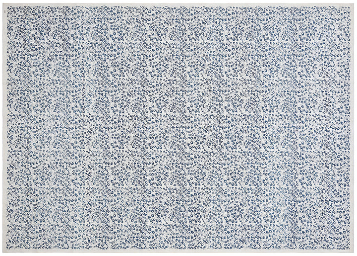Unique 10x14 Ariana modern Millefleur French floral design rug in wool and cotton from a trusted dealer with over 45 years of experience.