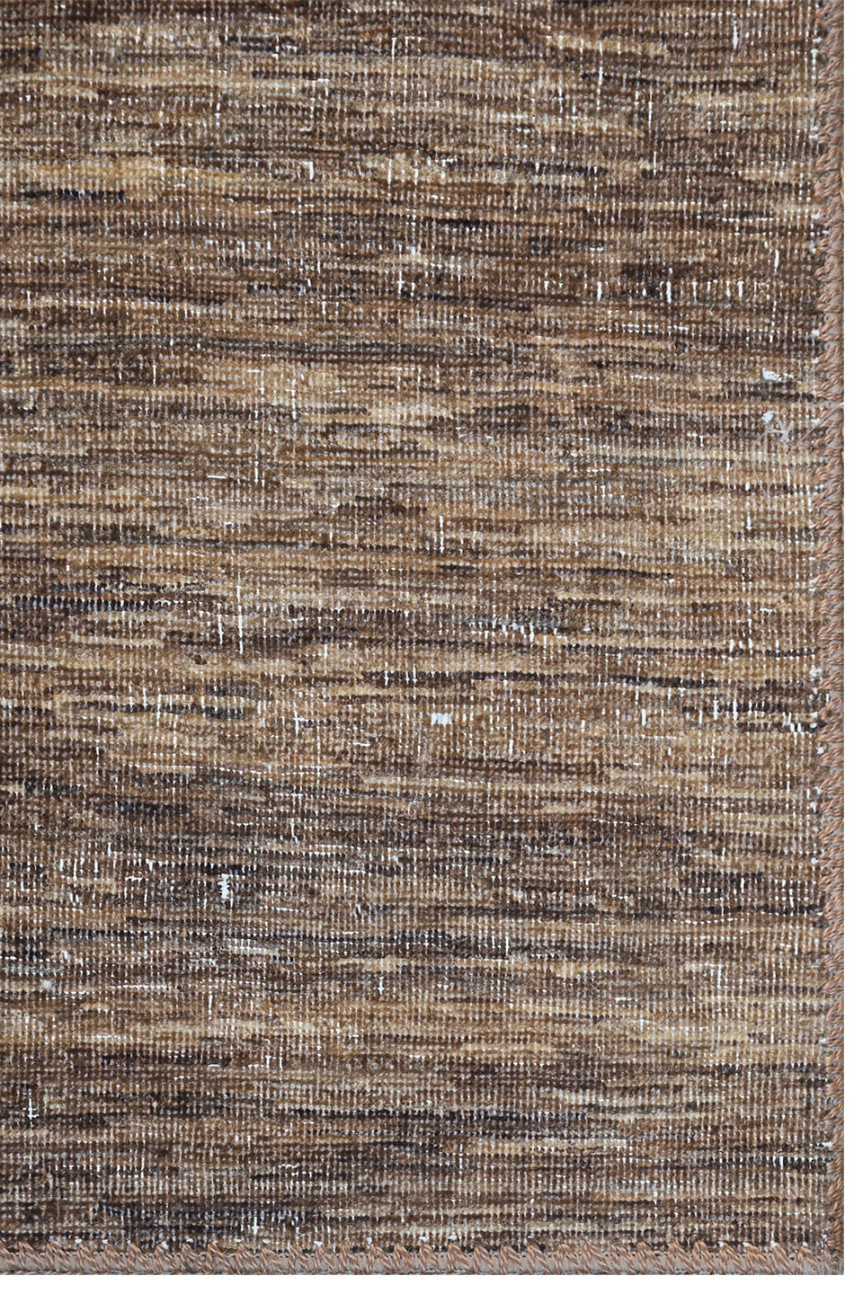 10'x14' Brown Ariana Patchwork Overdyed Decorative Rug | Hand-Knotted Wool Area Rug