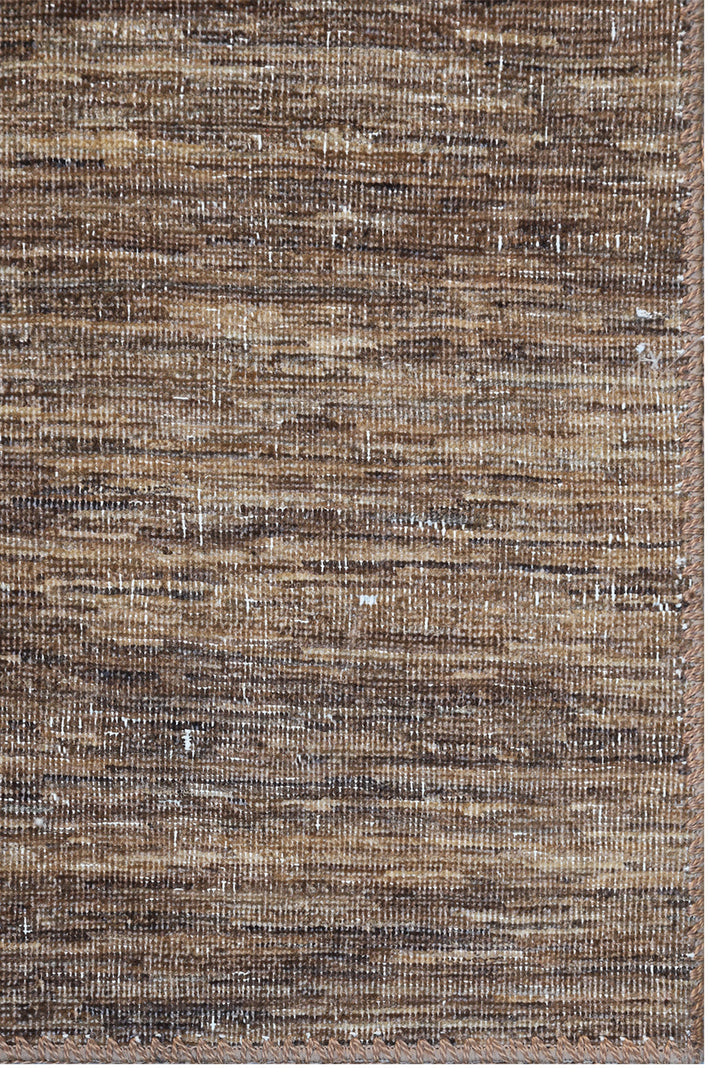 10'x14' Brown Ariana Patchwork Overdyed Decorative Rug | Hand-Knotted Wool Area Rug