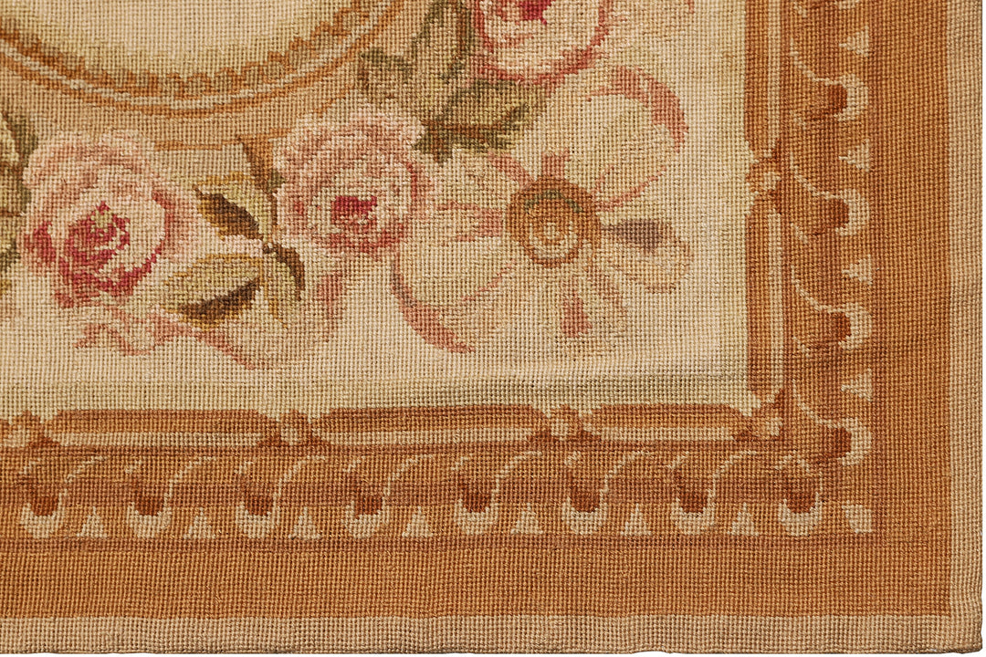 10'x14' Needlepoint Rug | French Aubusson Design Area Rug