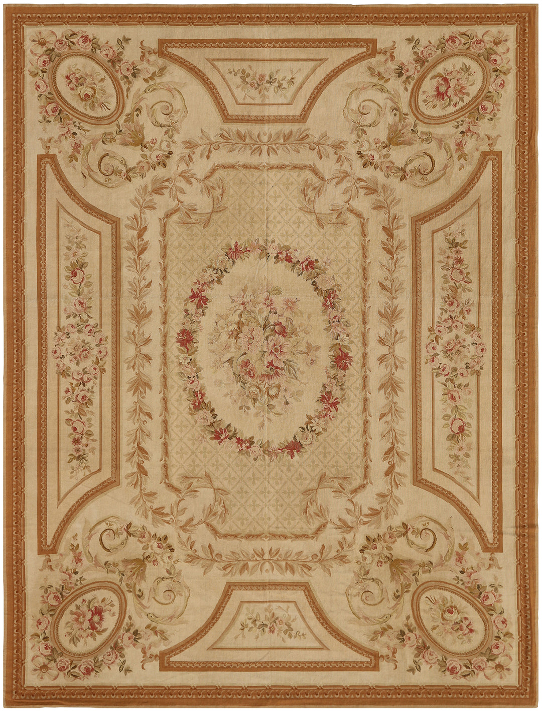 10'x14' Needlepoint Rug | French Aubusson Design Area Rug