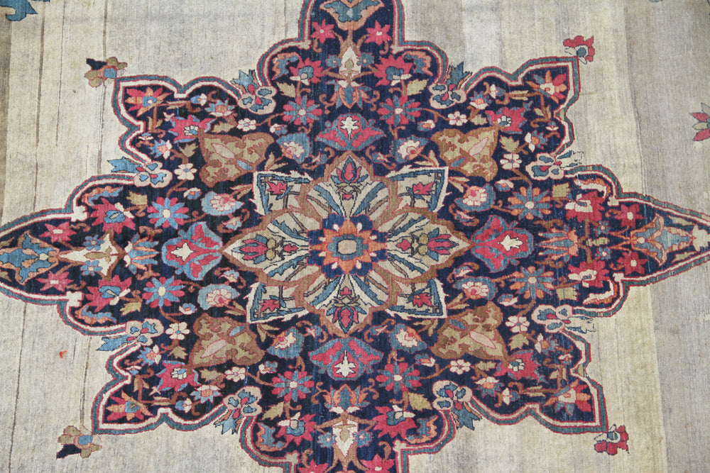 Antique Persian Kermanshah Rug | Hand-knotted Wool Rug