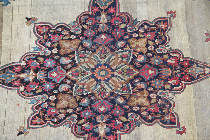 Antique Persian Kermanshah Rug | Hand-knotted Wool Rug