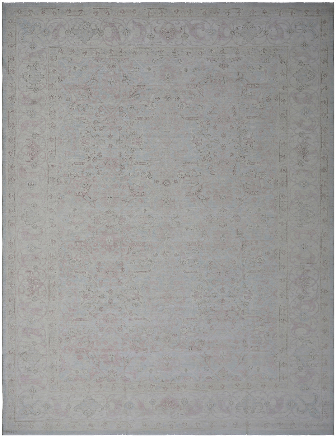 10'x14' Pale Wool Rug | Ariana | Polonaise Design Luxury Rug