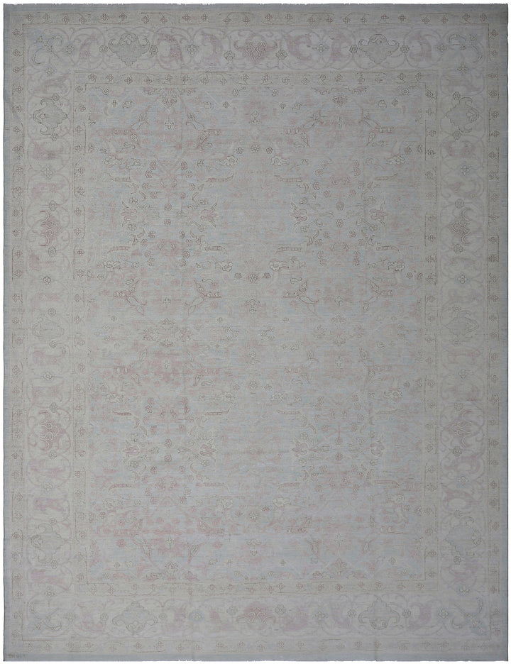 10'x14' Pale Wool Rug | Ariana | Polonaise Design Luxury Rug