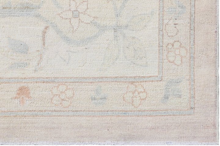 10'x14' hand-knotted silk and wool Polonaise design Ariana luxury rug woven in Afghanistan