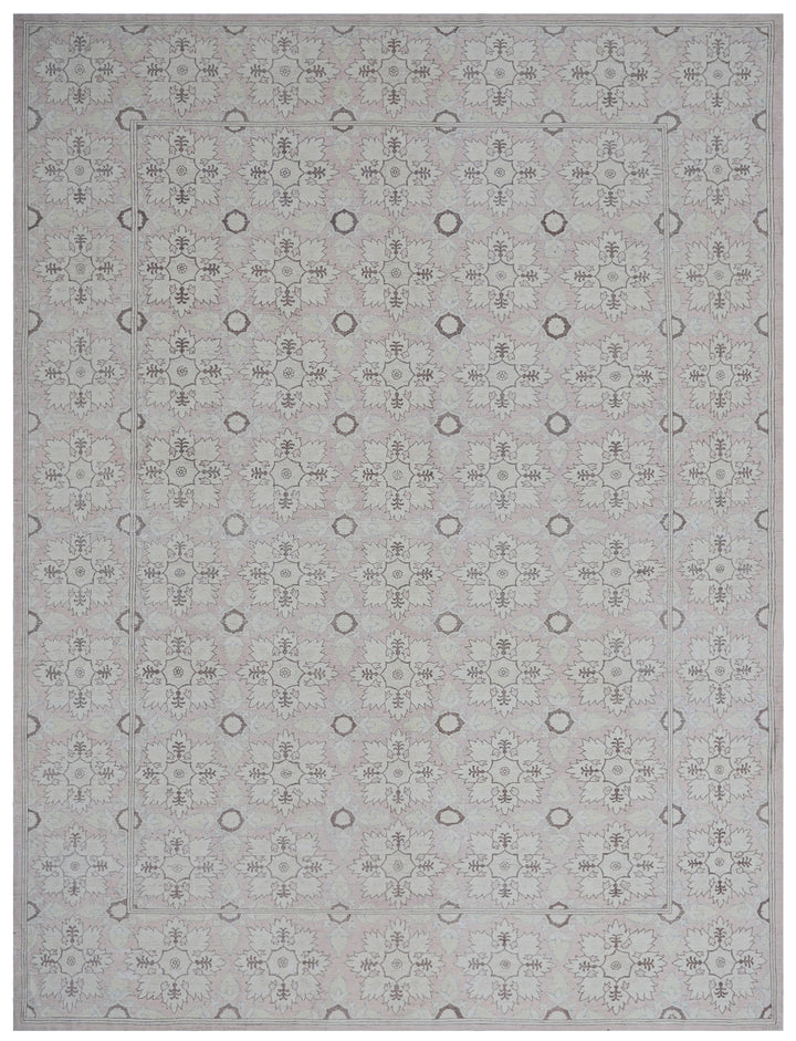 10'x14' Soft Pink Area Rug | Ariana Transitional | Floral Rug