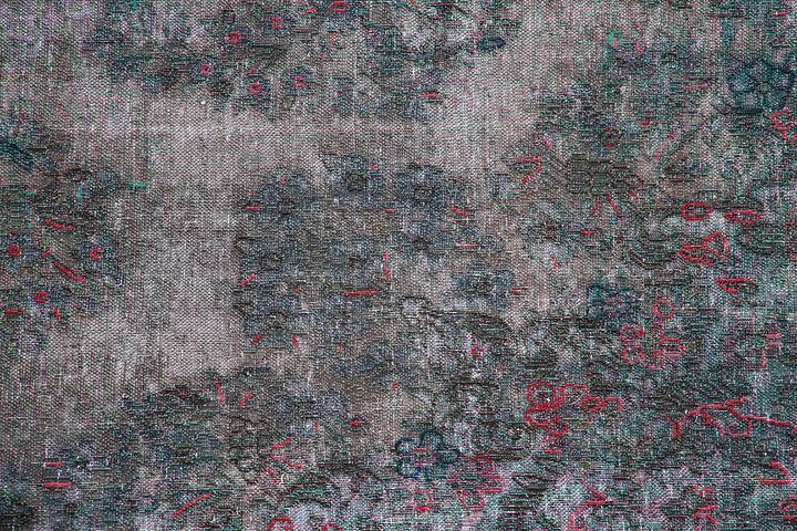 10'x15' Blue Overdyed Persian Medallion Rug | Hand-Knotted Organic Wool Rug