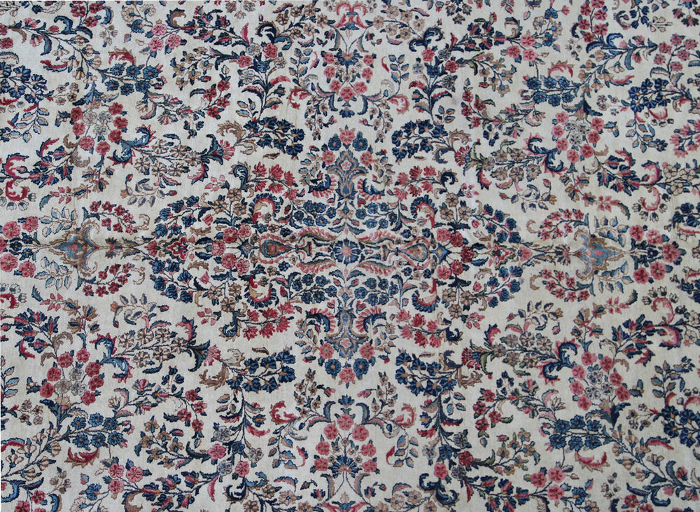 10'x20' Vintage Persian Rug | Kirman Area Rug