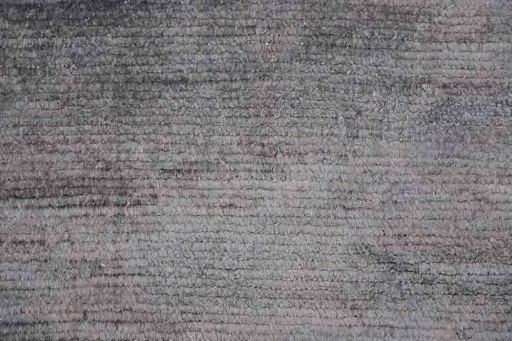 11' x 14' Ariana Moroccan Style Solid Black Barchi Rug