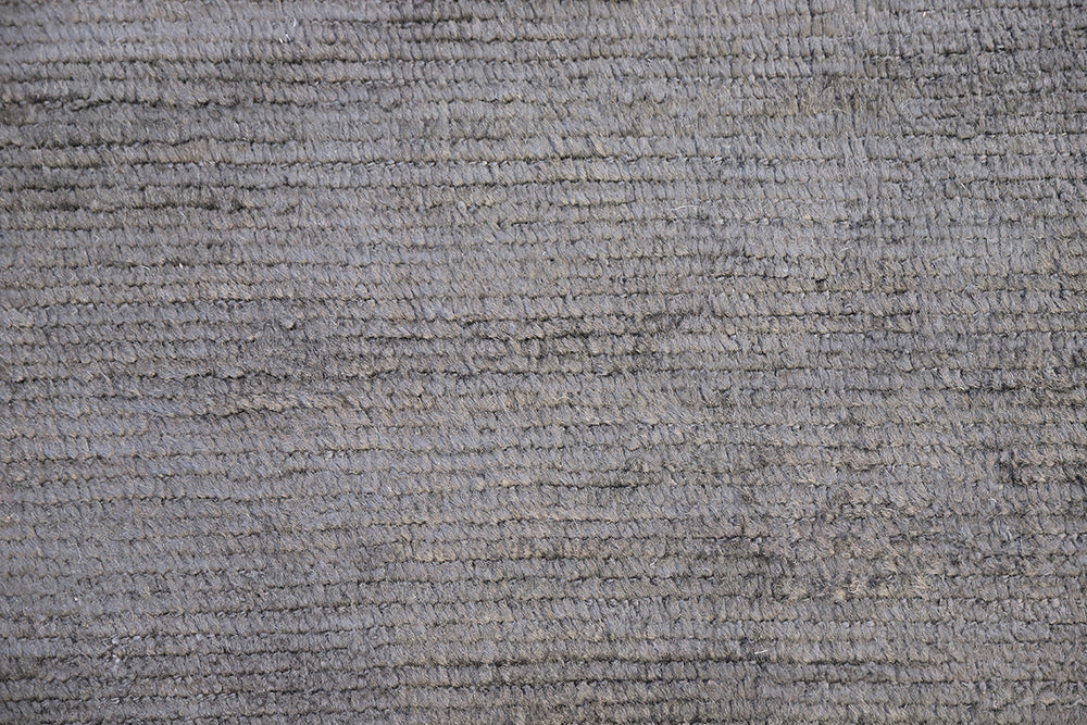 11' x 14' Ariana Moroccan Style Solid Black Barchi Rug