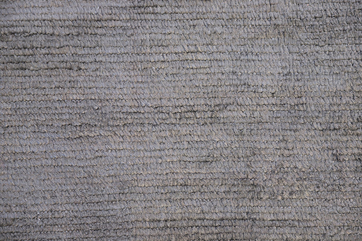 11' x 14' Ariana Moroccan Style Solid Black Barchi Rug