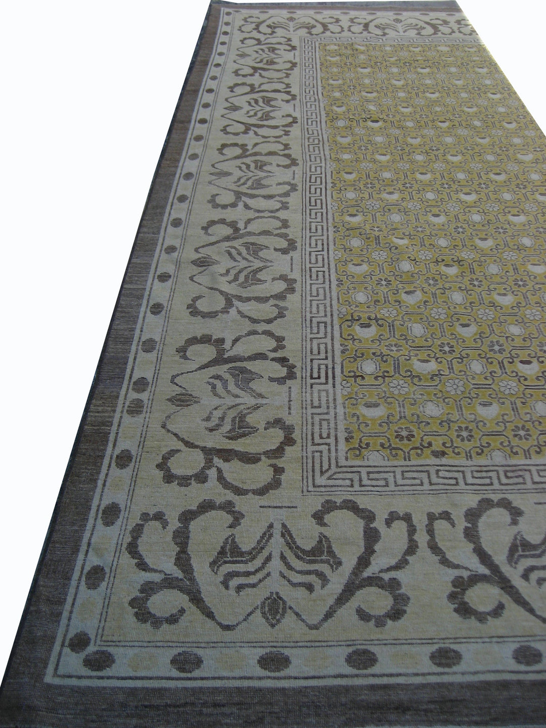 12'x14' Modern Samarkand Afghan Rug | Hand-Knotted Wool Rug