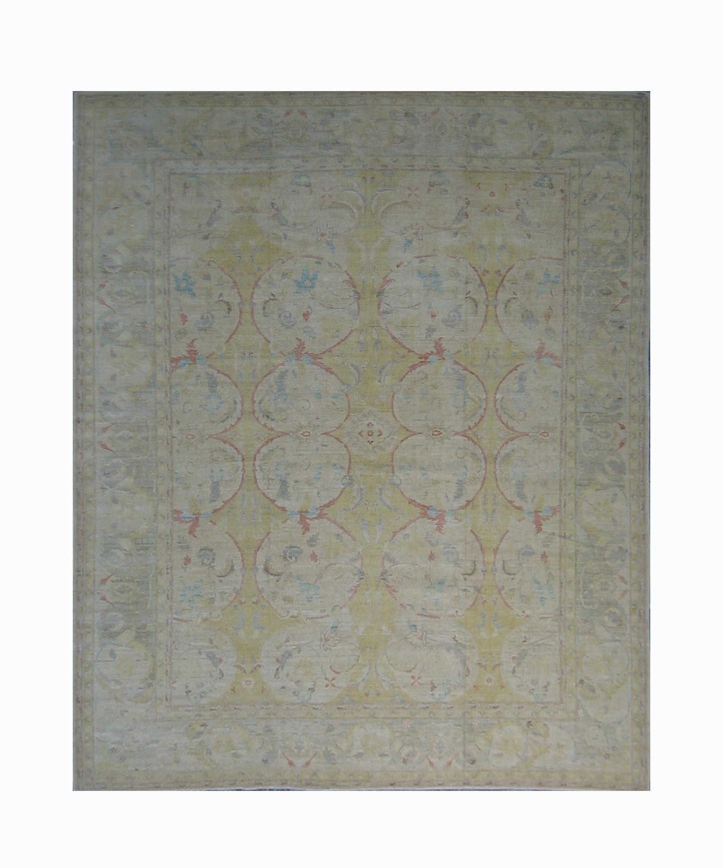 13x17 Large Very Fine Silk And Wool Golden Polonaise Design Ariana Luxury Rug