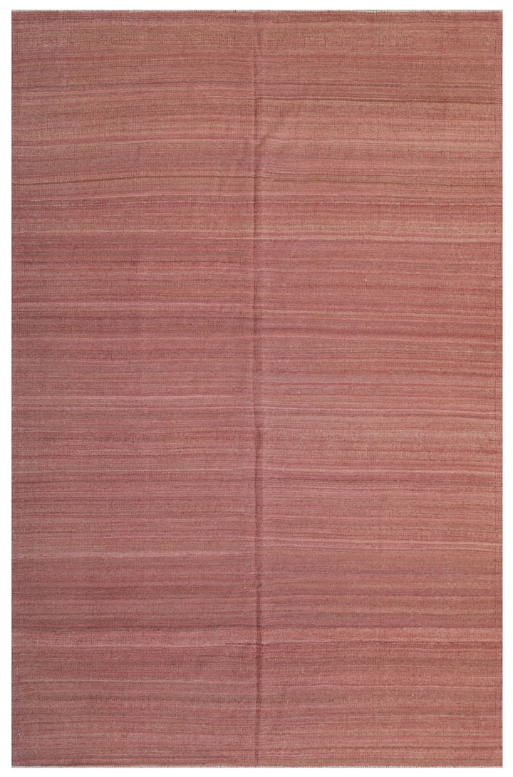 6'x9' Cinnamon Sunset Color Wool Ariana Kilim