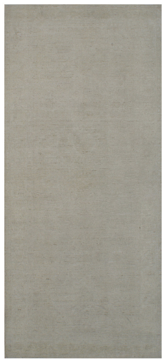 4'x9' Ariana Transitional Earth Tone Wide Hand Knotted Wool Runner Rug