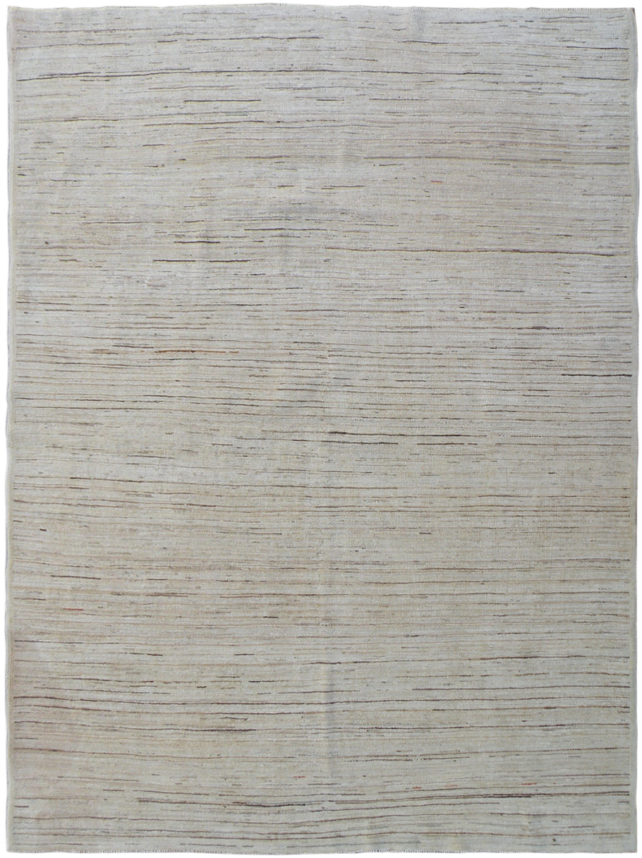 5'x7' Ariana Modern Gabbeh Design Hand Knotted Wool Smail Rug