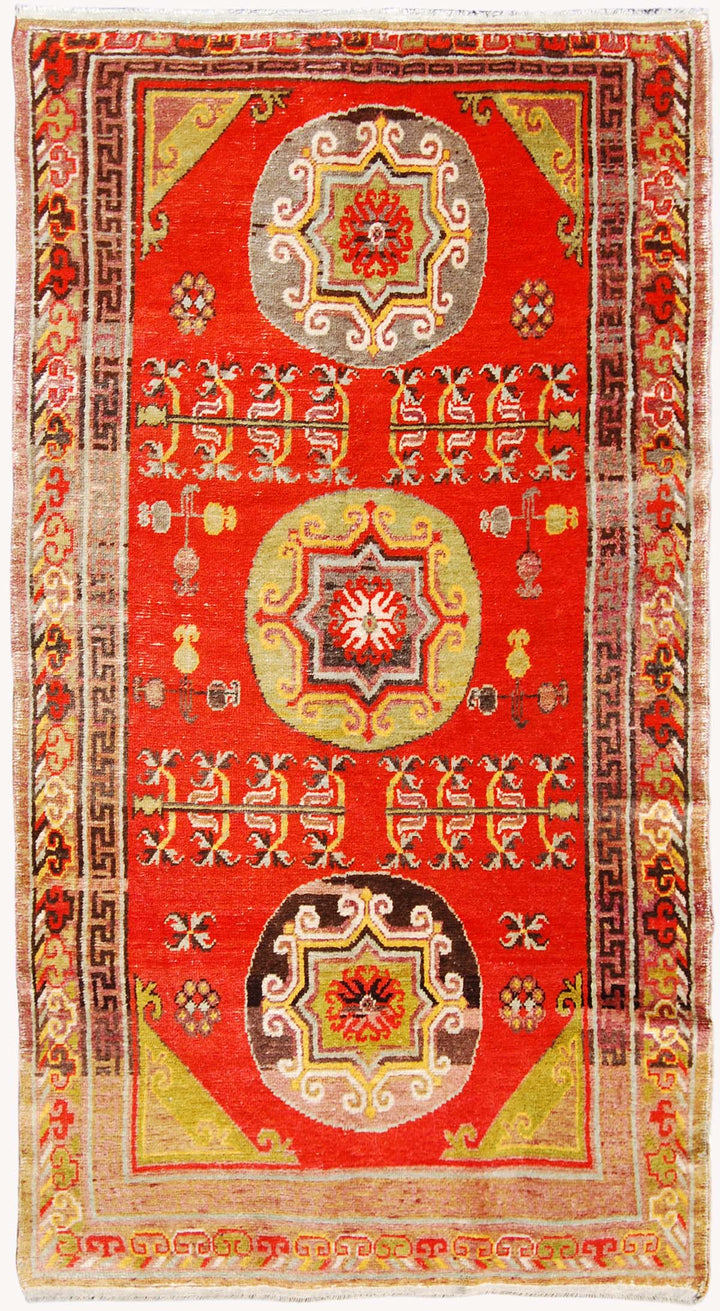 8'x4' Antique Samarkand Rug