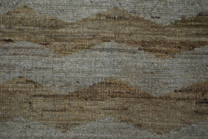 3'x5' Small Gold and Beige Wave Design Ariana Modern Collection Rug