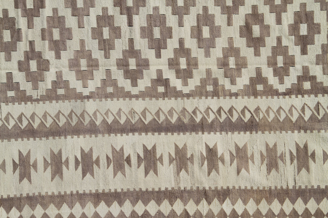 11'x15' Large Modern Kilim Rug | Handwoven | Maimana Kilim