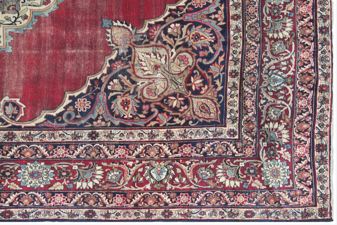 Antique Persian Kerman Rug | Large Vintage Rug