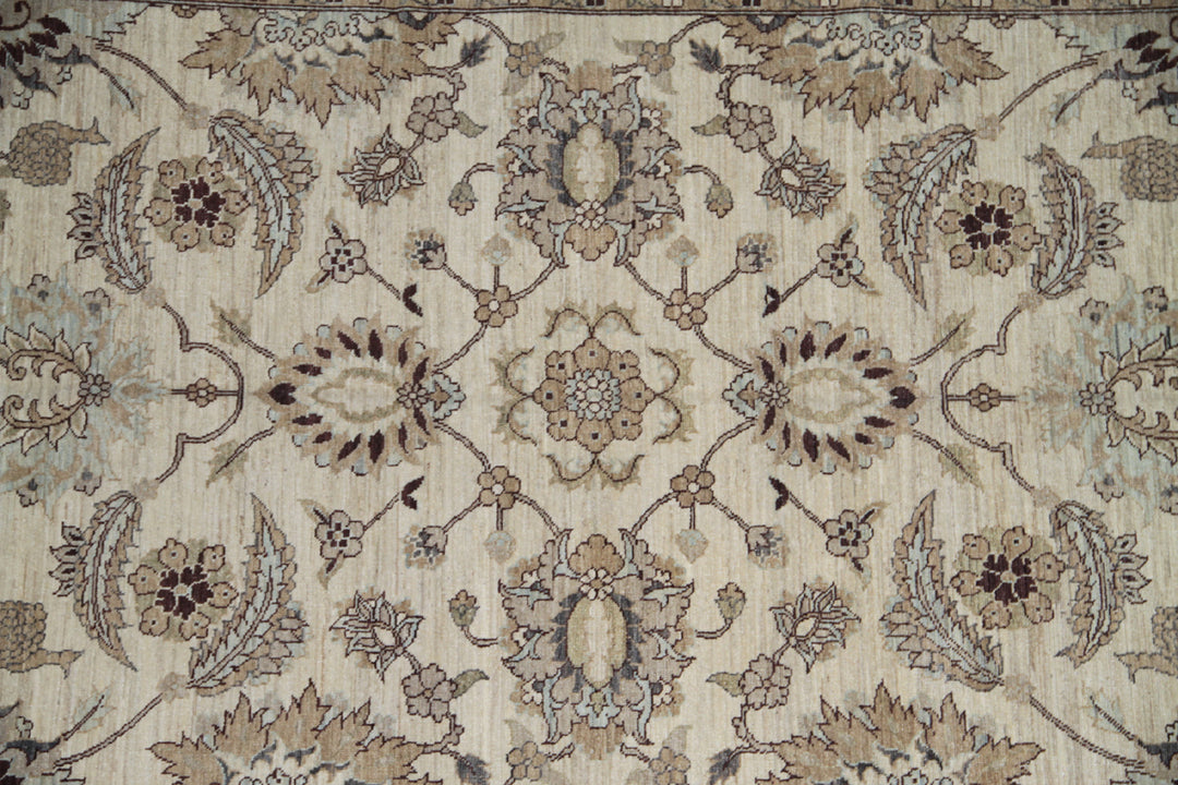 6'x9' Ariana Traditional Floral Design Hand Knotted Wool Rug
