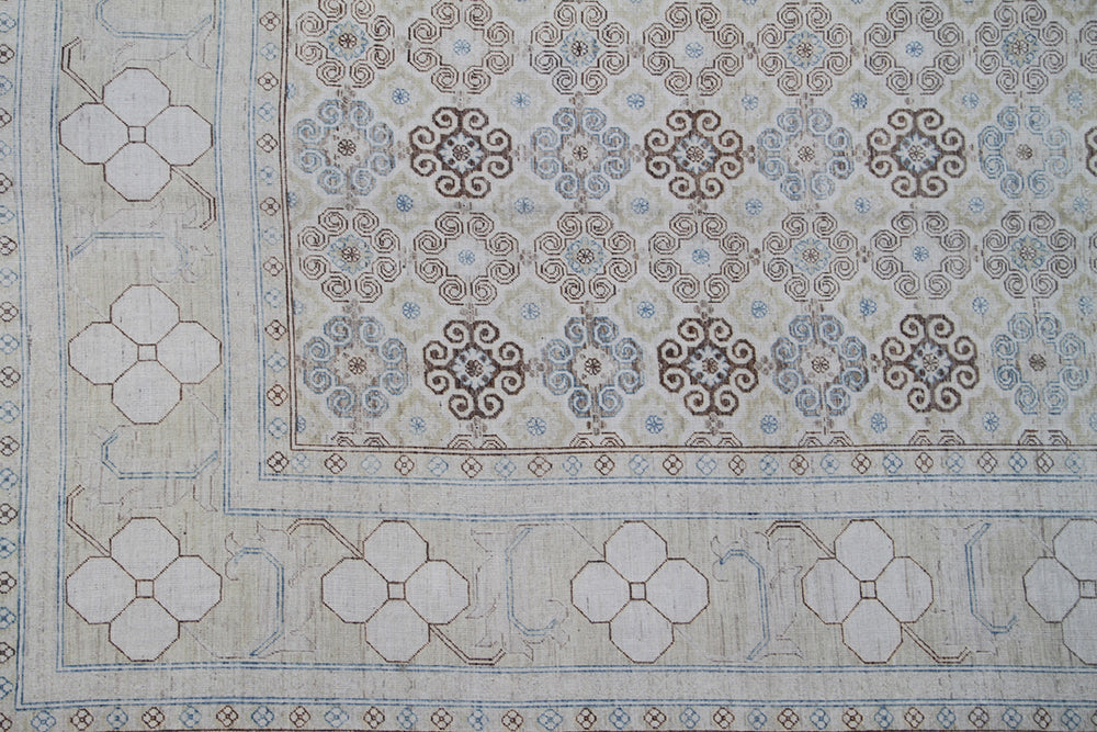 12'x14' Large Khotan Rug – Hand-Knotted Afghan Artisan Rug