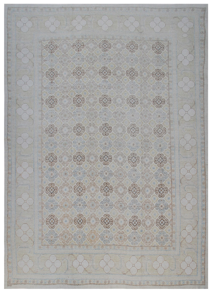 12'x14' Large Khotan Rug – Hand-Knotted Afghan Artisan Rug