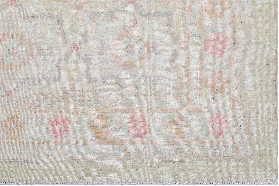 12'x15' Hand-Knotted Rug | Organic Wool & Silk | Fine Tabriz Rug