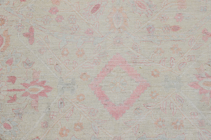 12'x15' Hand-Knotted Rug | Organic Wool & Silk | Fine Tabriz Rug