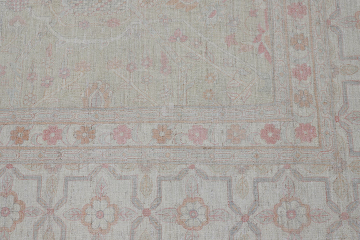 12'x15' Hand-Knotted Rug | Organic Wool & Silk | Fine Tabriz Rug