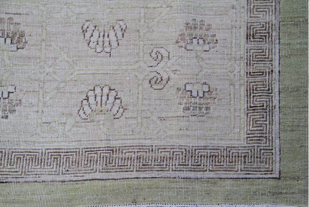 12'x15' Large Gold Yellow Ariana Samarkand Rug | Geometric Design 