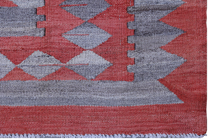 12'x15' Large Modern Kilim Rug | Handwoven Maimana Kilim