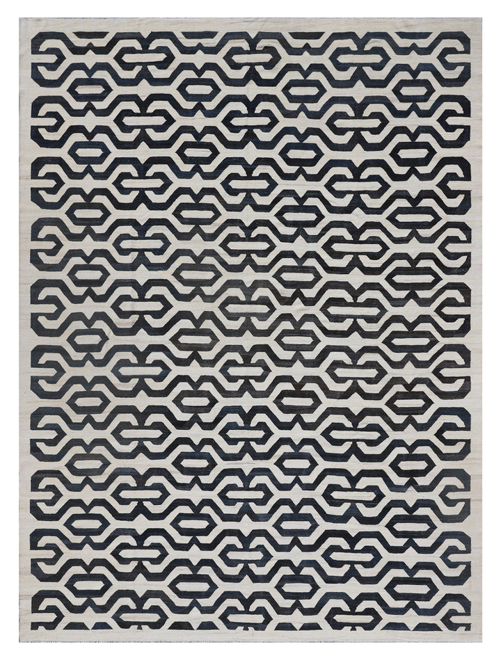 Large Wool Kilim Rug | Ariana Hande-made Kilim Rug