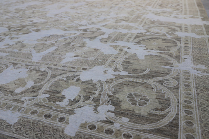 12'x15' Large Wool Rug |Very Fine Abstract Persian Design Rug