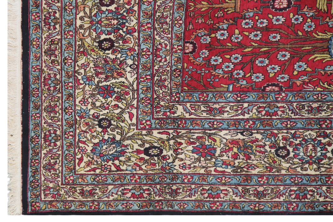 Antique Persian Rug | Large Hand-Knotted Wool Rug