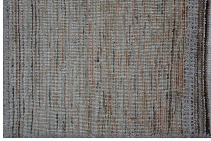 12'x16' Gray Ariana Patchwork Wool Rug | Handcrafted Large Area Rug with Cotton Backing