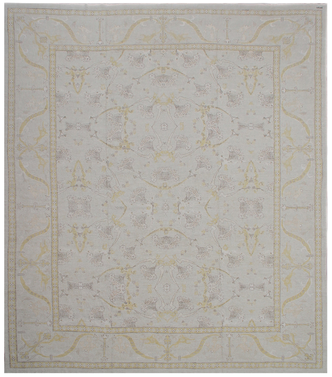 12'x16' Large Silk and Wool European Design Ariana Luxury Rug