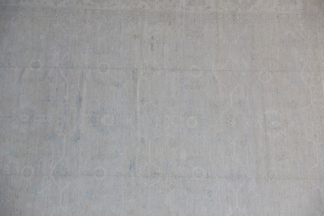 12'x16'Large Earth Tone Persian Design Ariana Transitional Wool Hand Knotted Rug