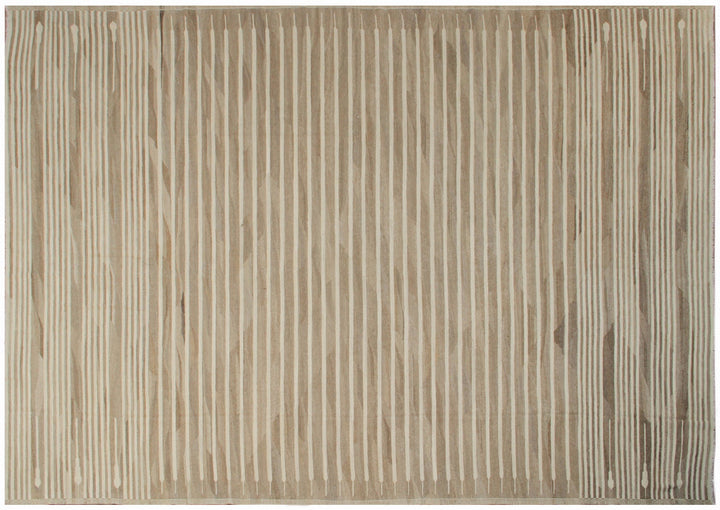 12'x17' Extra Large Ariana Striped Handwoven Kilim - Earth Tone Collection