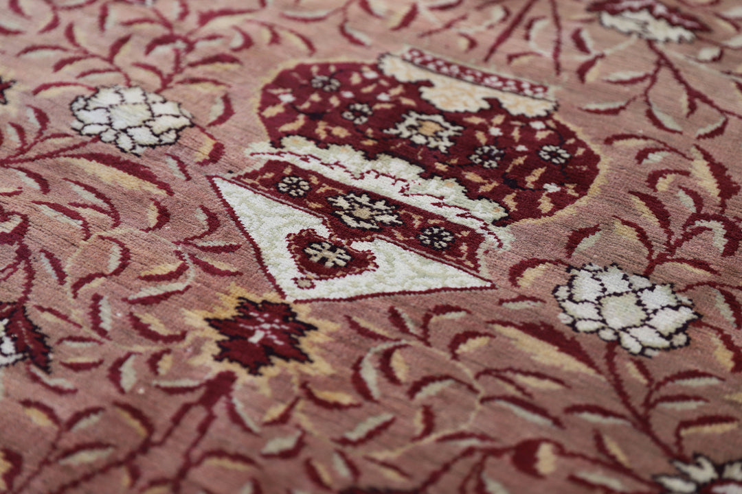 Large Vintage Rug | Vintage Ardabil Design Rug