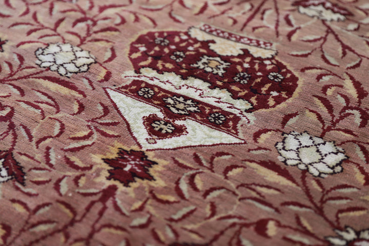 Large Vintage Rug | Vintage Ardabil Design Rug