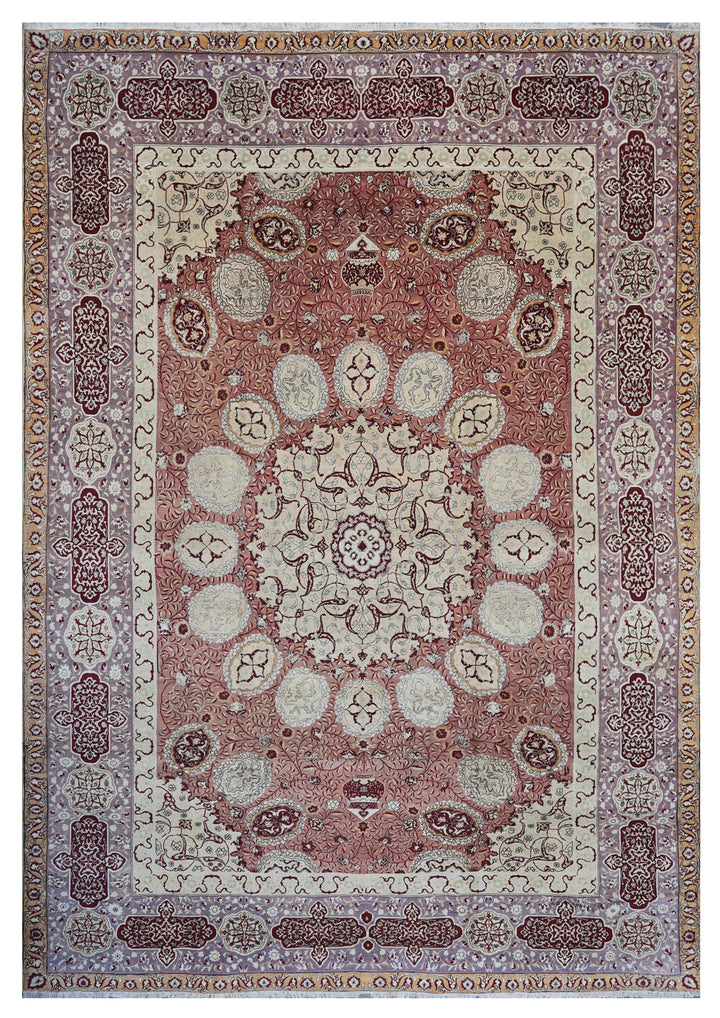 Large Vintage Rug | Vintage Ardabil Design Rug